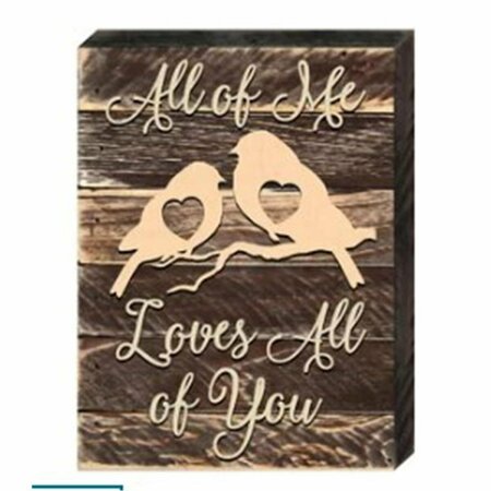 CLEAN CHOICE All of Me Birds Art on Board Wall Decor CL3499522